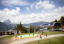 Gonfiabile a tema St. Vigil airmountain realizzato su misura per i bambini. Acquista airmountains gonfiabili da JB Gonfiabili Italia